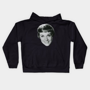 Julie Andrews Maria Von Trapp Head Kids Hoodie